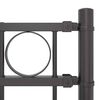 vidaXL Zaunelement Assen Grau 170 x 170 cm Stahl
