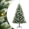 vidaXL K&uuml;nstlicher schwenkbarer Weihnachtsbaum mit flockigem Schnee