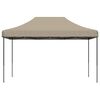 vidaXL Partyzelt Faltbar Pop-Up Taupe 440x292x315 cm