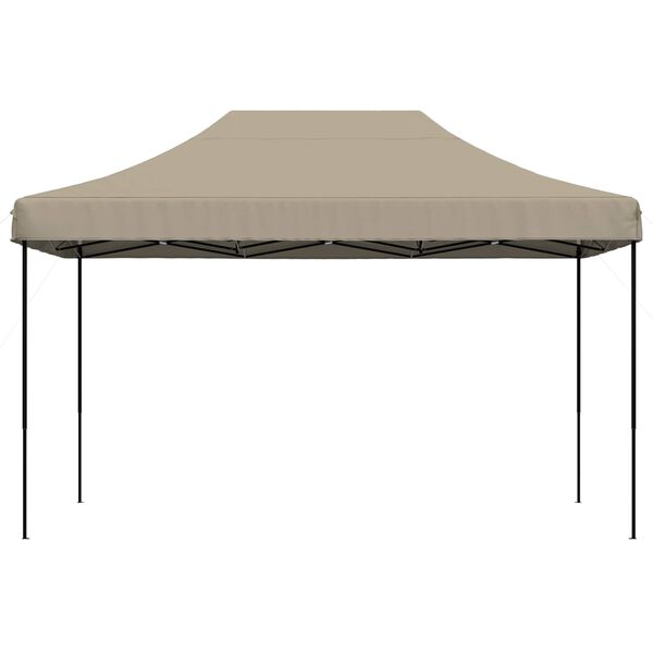 vidaXL Partyzelt Faltbar Pop-Up Taupe 440x292x315 cm