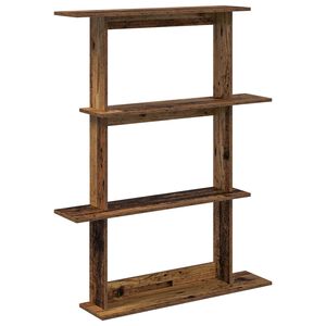 vidaXL Wandregal Altholz 100 x 20 x 126 cm Holzwerkstoff