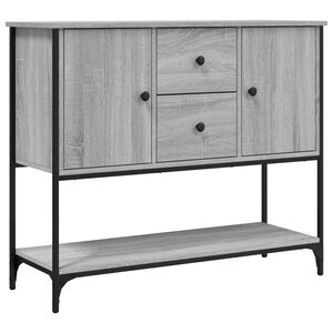 vidaXL Sideboard Grau Sonoma 100x36x85 cm Holzwerkstoff