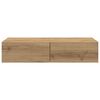 vidaXL Wandregal mit Schubladen Artisan-Eiche 80x33x17cm Holzwerkstoff