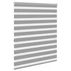 vidaXL Zebra-Rollo 120,9 x 175 cm, Stoffbreite 116,7 cm, grau