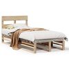 vidaXL Massivholzbett ohne Matratze 90x190 cm Kiefernholz