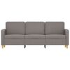 vidaXL 3-Sitzer-Sofa Taupe 180 cm Stoff