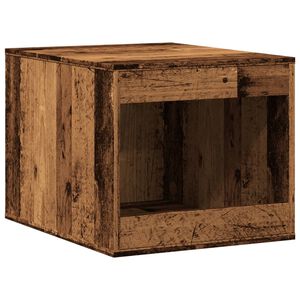 vidaXL Katzenklo Altholz-Optik 47x59x42 cm Holzwerkstoff