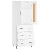 vidaXL Highboard Wei&szlig; 69,5x34x180 cm Holzwerkstoff