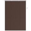 vidaXL Venezianische Jalousie Dunkelbraun mit Muster 213 x 160 cm PVC