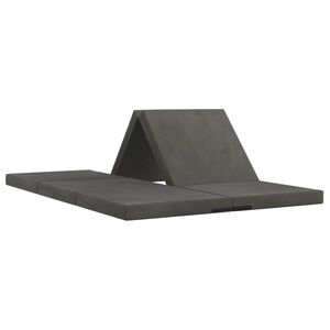 vidaXL Klappsofa Bett 140 x 67 x 45 cm Dunkelgrau