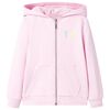 Kinder-Kapuzenpullover Hellrosa 104