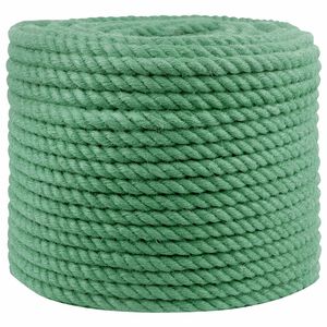 vidaXL Juteseil Gr&uuml;n 100% Tossa Jute