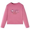 vidaXL Kinder-Langarmshirt Himbeerrosa 140