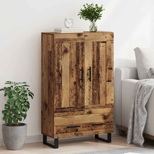 vidaXL Highboard Altholz 69,5 x 31 x 115 cm Holzwerkstoff