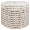 vidaXL Juteseil 20 mm Wei&szlig; 100% Tossa Jute