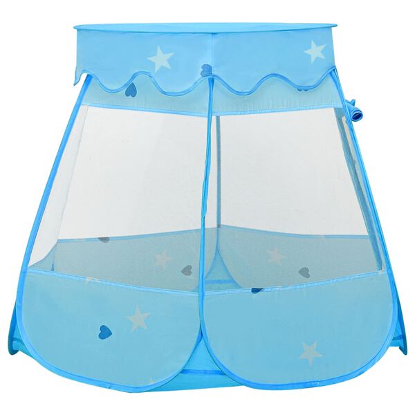 vidaXL Kinder-Spielzelt mit 250 Bällen Blau 102x102x82 cm