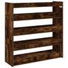 vidaXL Schuhregal R&auml;uchereiche 80x25x81 cm Holzwerkstoff