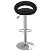 vidaXL Barhocker Schwarz Kunstleder