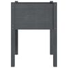 vidaXL Pflanzkübel 2 Stk. Grau 50x50x70 cm Massivholz Kiefer
