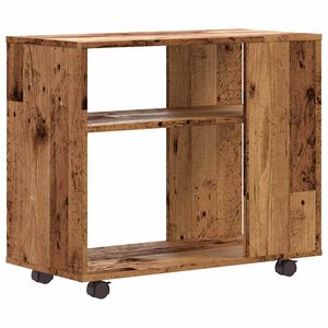 vidaXL Beistelltisch Altholz-Optik 70x35x60,5 cm Holzwerkstoff