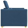 vidaXL Ausziehbare Schlafcouch Einzel Blau 90 x 165 x 87 cm Stoff
