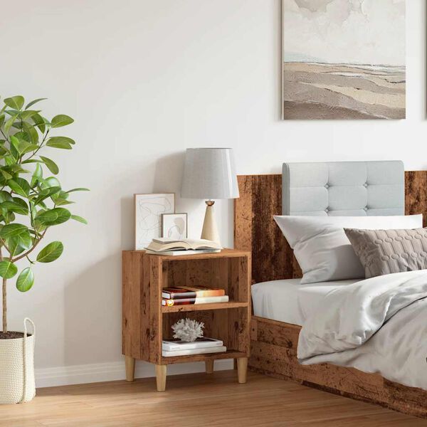 vidaXL Nachttisch Altholz-Optik 40x30x50 cm Holzwerkstoff