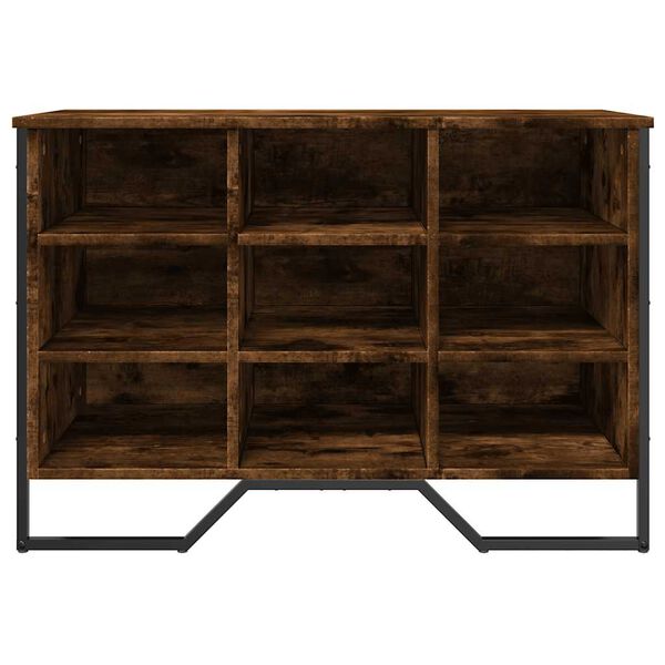 vidaXL Schuhregal R&auml;uchereiche 90x38x61,5 cm Holzwerkstoff