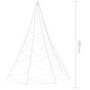 vidaXL LED-Wandbaum mit Metallhaken 720 LED Warmweiß 5m Indoor Outdoor