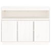 vidaXL Sideboard Weiß 104,5x34x80 cm Massivholz Kiefer