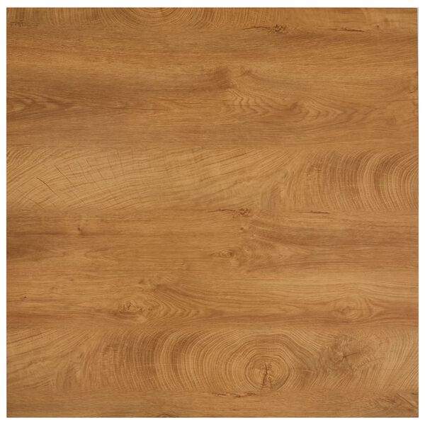 vidaXL Esstisch Eichefarben und Schwarz 80,5x80,5x73 cm MDF