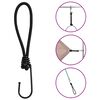 vidaXL Spanngummis mit Haken 50 Stk. 17 cm