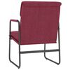 vidaXL Loungesessel Weinrot 55x64x80 cm Stoff