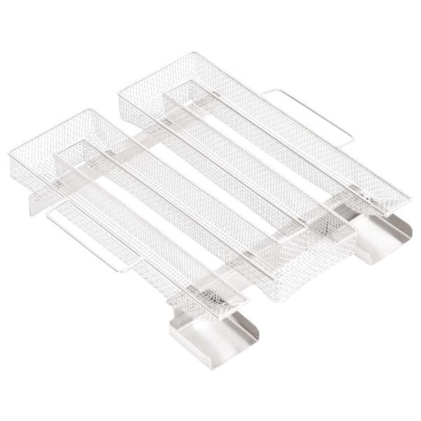 vidaXL Kaltrauchgenerator 4-Seitig 22,5 cm Edelstahl