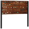 vidaXL Kopfteil 120 cm Altholz Massivholz und Eisen