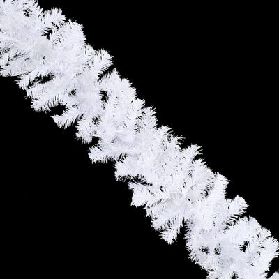 vidaXL Weihnachtsgirlanden 4 Stk. Weiß 270 cm PVC