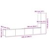 vidaXL TV-Wandschr&auml;nke 3 Stk. Altholz-Optik Holzwerkstoff