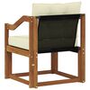 vidaXL Outdoor-Sofagarnitur Massives Akazienholz und Textilene