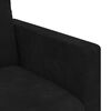 vidaXL Sofa 2 pcs Schwarz 228 x 78 x 80 cm Samt