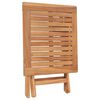 vidaXL Gartentisch Klappbar 45x45x45 cm Massivholz Teak