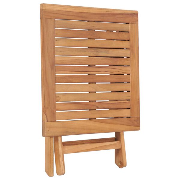 vidaXL Gartentisch Klappbar 45x45x45 cm Massivholz Teak