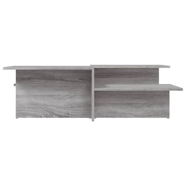 vidaXL Couchtische 2 Stk. Grau Sonoma Holzwerkstoff