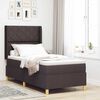 vidaXL Boxspringbett mit Matratze Braun 140 x 200 cm Stoff