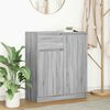 vidaXL Sideboard mit Schublade Grau Sonoma 71x35x84 cm Holzwerkstoff