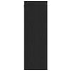 vidaXL Wand-TV-Schrank 2 pcs Schwarz Eichen-Optik 30,5 x 30 x 90 cm