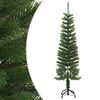 vidaXL Künstlicher Weihnachtsbaum mit Ständer Schlank 150 cm PE