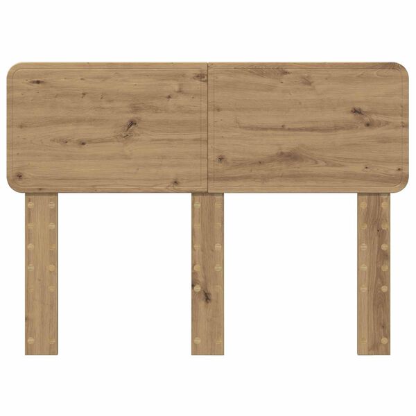 vidaXL Kopfteil mit Kopfteil Artisan-Eiche 120 cm Holzwerkstoff