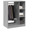 vidaXL Kleiderschrank Grau Sonoma 77x48x102 cm Holzwerkstoff