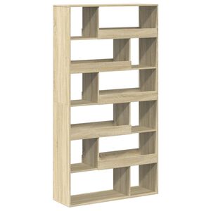 vidaXL B&uuml;cherregal Sonoma-Eiche 100x33x187,5 cm Holzwerkstoff