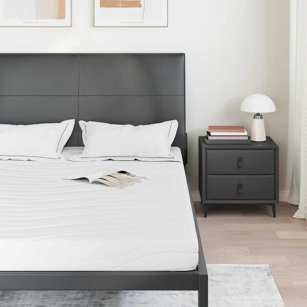 vidaXL Matratze Weiß 160 x 200 cm Gel-Speicherschaum