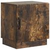 vidaXL Nachttisch Ger&auml;ucherte Eiche 43 x 34,5 x 47 cm Holzwerkstoff